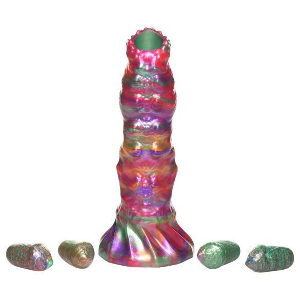 Kuvotus Kivekset - sateenkaari ovipositori dildo