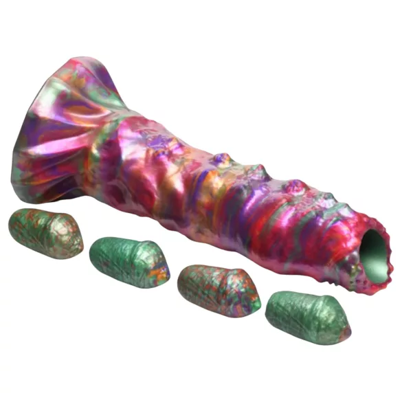 Creature Cocks Larva - ovipositori alien dildolla - silikoni sateenkaari