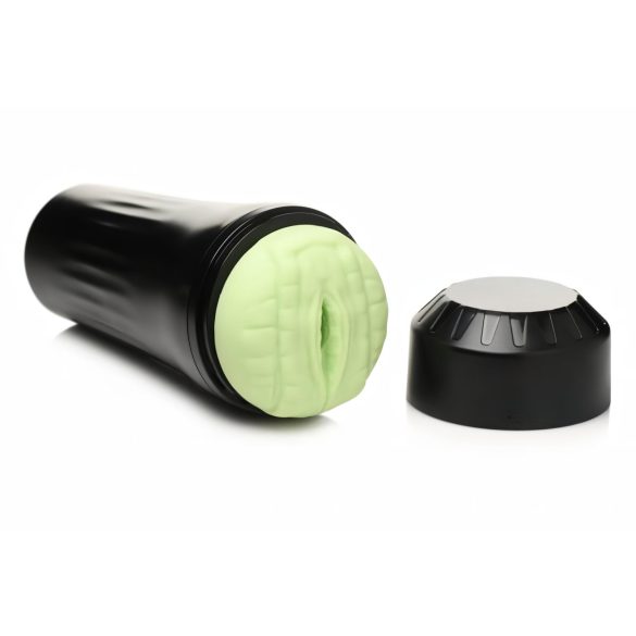 Creature Cocks Raptor - liskopelti masturbaattori (musta-vihreä)