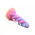 Creature Cocks Moon Rider - hehkuva yksisarvisdildo - lila-pinkki