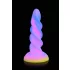 Creature Cocks Moon Rider - hehkuva yksisarvisdildo - lila-pinkki