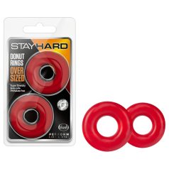 Stay Hard Donuts - penisrengas setti - punainen