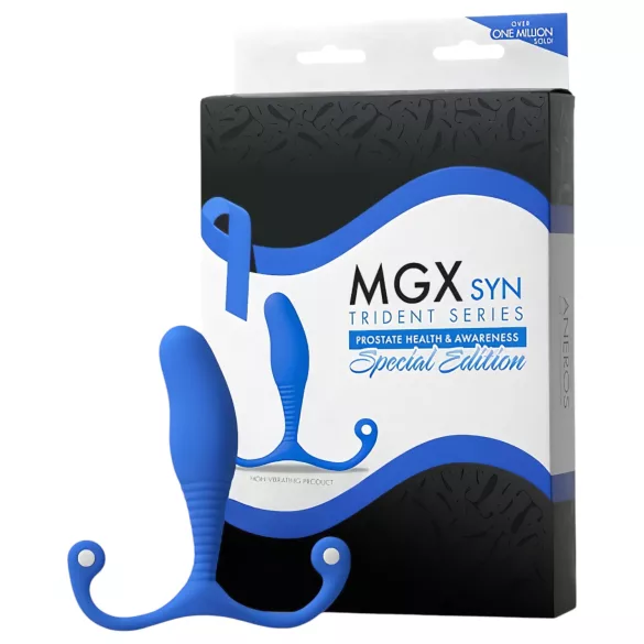 Aneros MGX Syn Trident - eturauhasdildo (sininen)