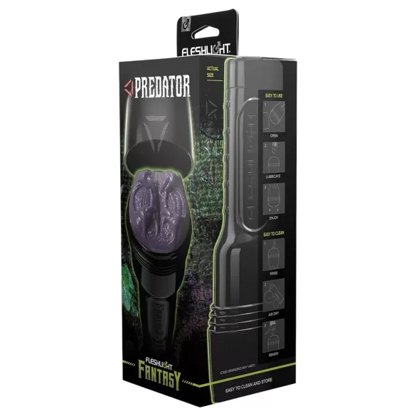 Fleshlight Fantasy Predator - fantasia tekopillu -masturbaattori (violetti)
