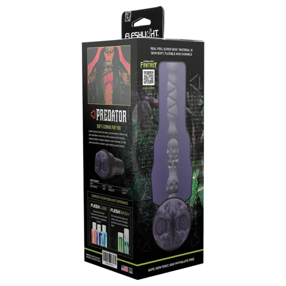 Fleshlight Fantasy Predator - fantasia tekopillu -masturbaattori (violetti)
