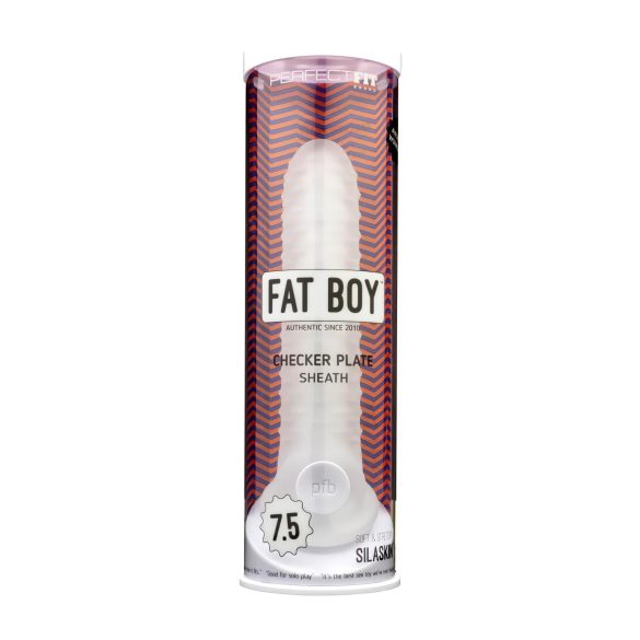 Fat Boy Checker Box - penisvaippa - 19 cm - valkoinen