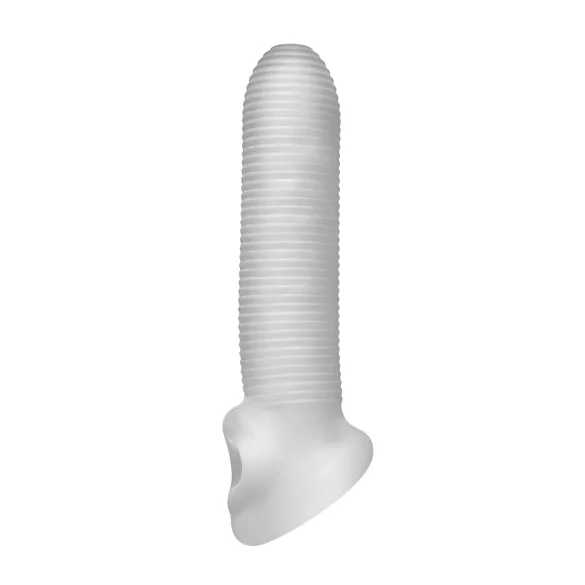 Perfect Fit - Fat Boy Micro Ribbed - peniskotelo (17 cm, valkoinen)