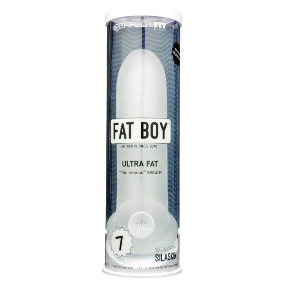 Fat Boy Original Ultra Fat - Penispuku (19 cm) - valkoinen