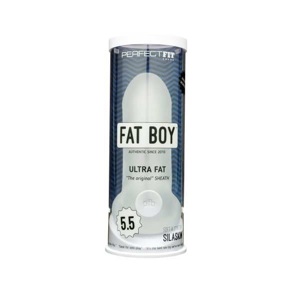 Fat Boy Original Ultra Fat - penisjatke - 15 cm - valkoinen