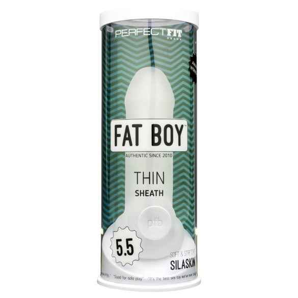 Fat Boy Thin - peniskotelo 15 cm - valkoinen