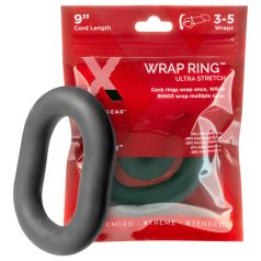 Perfect Fit Ultra Wrap 9 - paksu penisrengas - musta (22cm)