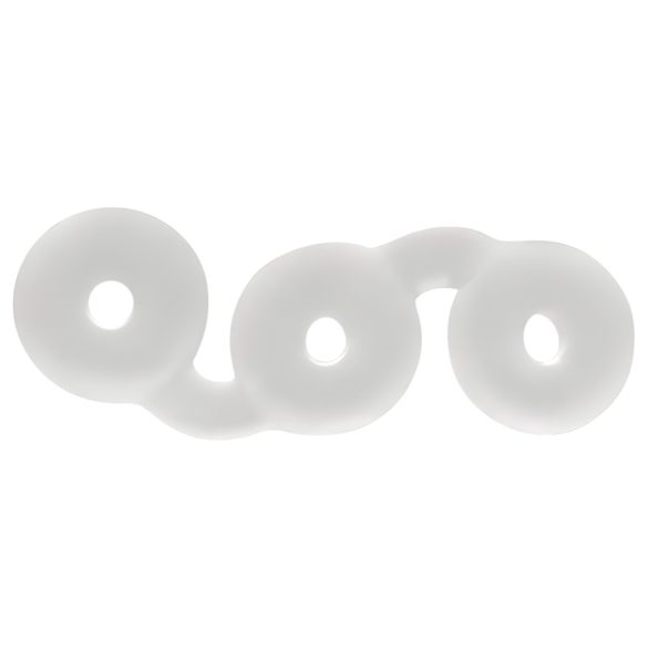 Perfect Fit Triple - penisrengas setti - valkoinen