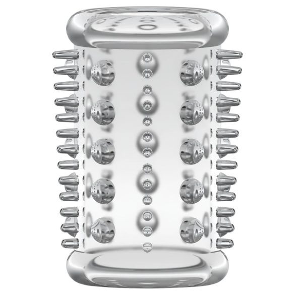 Stay Hard - penisrenkaat pienillä nystyröillä - läpinäkyvä