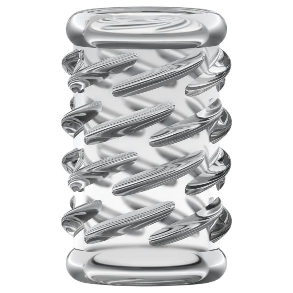 Stay Hard - penisrenkula kuvioitu - läpinäkyvä