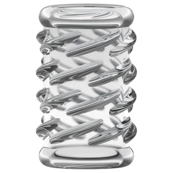 Stay Hard - penisrenkula kuvioitu - läpinäkyvä