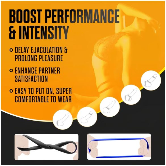 Stay Hard - penisrenkaat setti - 3 kpl - värikäs