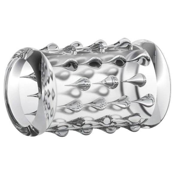 Stay Hard - penismansettirengas nystyröillä - läpinäkyvä