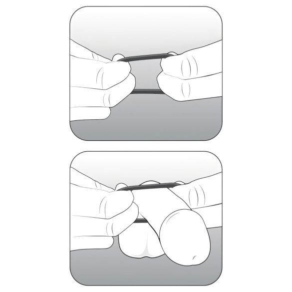 Stay Hard - penisrenkaat setti - musta