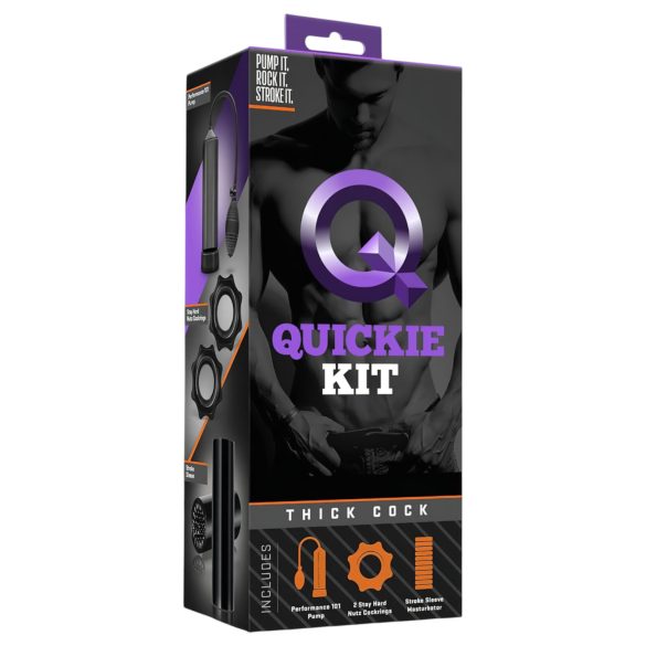Quickie Kit - penispumppusarja - paksu - 4 osainen