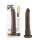 Dr. Skin 8,5 - realistin ruskea dildo, imukuppi (20,5cm)