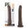 Dr. Skin 8,5 - imukupillinen realistinen dildo (ruskea, 20,5 cm)