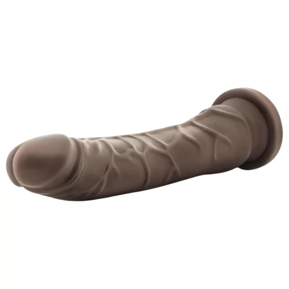 Dr. Skin 8,5 - imukupillinen realistinen dildo (ruskea, 20,5 cm)