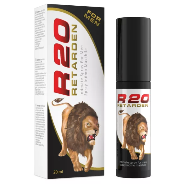 Intimateline R20 - viilentävä viivästyttävä suihke miehille (20 ml)