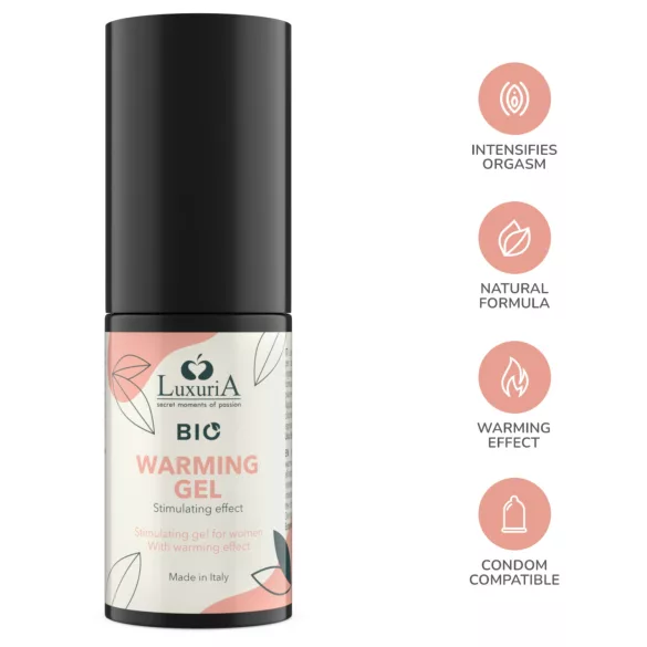 Intimateline Luxuria BIO - lämmittävä kiihottava geeli naisille (30 ml)