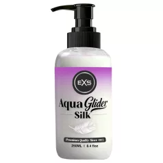   EXS AquaGlider Silk - silkkinen vesipohjainen liukuvoide pumppupullossa (250 ml)