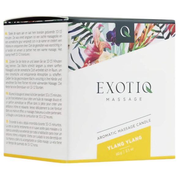 Exotiq - tuoksuva hierontakynttilä - ylang ylang - 60g