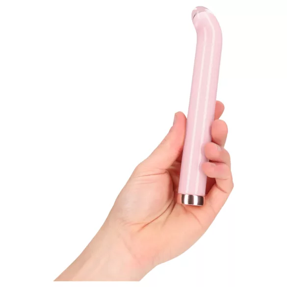 Loveline - G-pisteen lasidildo (vaaleanpunainen)