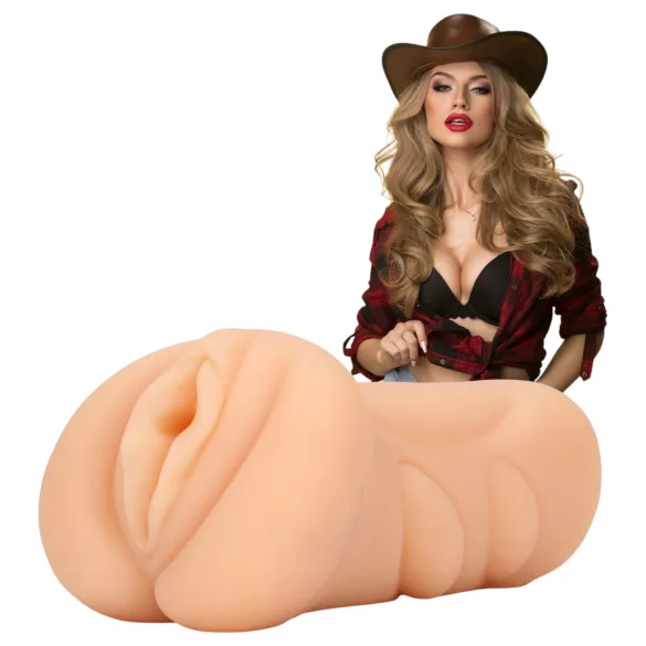 S-Line Cowgirl - aidonnäköinen tekovagina (ihonvärinen)