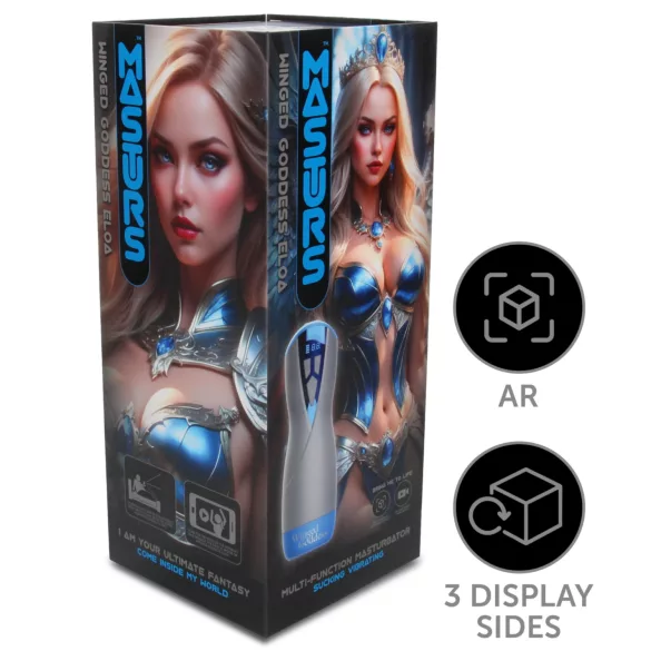 Masturs Eloa - miesten masturbaattori - imutoiminto, vibraatio - harmaa