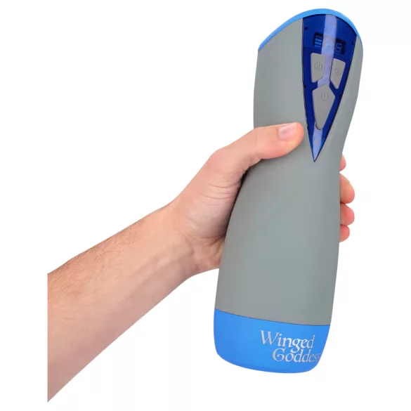 Masturs Eloa - miesten masturbaattori - imutoiminto, vibraatio - harmaa