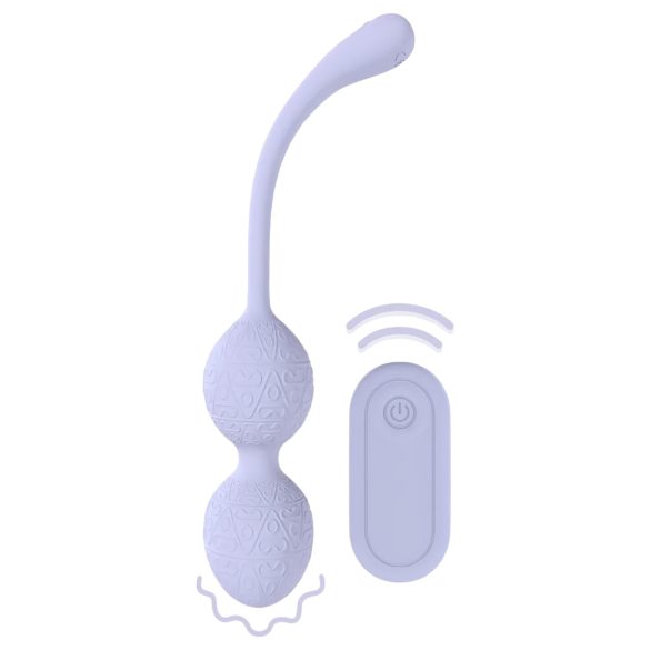 Loveline - vibraatio kegel-pallot duo - lila