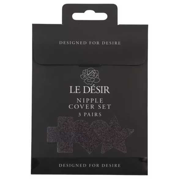 Le Désir - nännitarra setti - 3 paria - musta