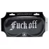 Ouch! - “Fuck Off” -tekstillä varustettu satiininen silmänaamio (musta)