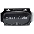 Ouch! - satiininen silmänaamio tekstillä "Suck Don't Bite" (musta)