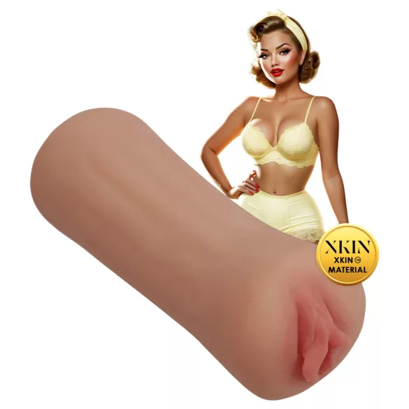 XKIN Party Slut Bettie - aidonnäköinen tekovagina-masturbaattori (nude)
