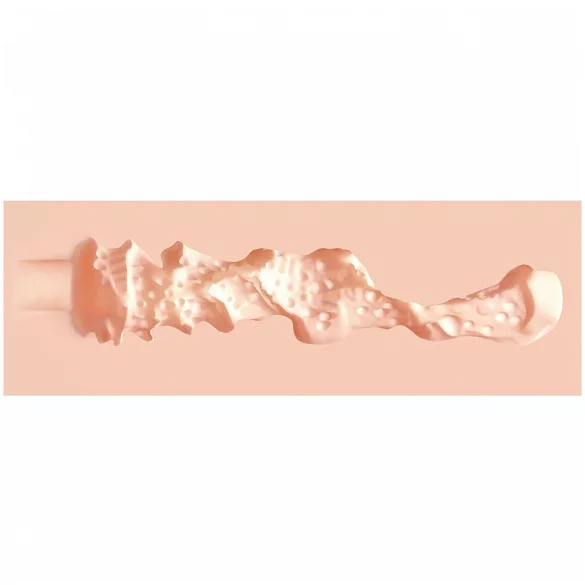 XKIN Tiffany Throatcheck - aidonnäköinen tekopillu-masturbaattori (nude)