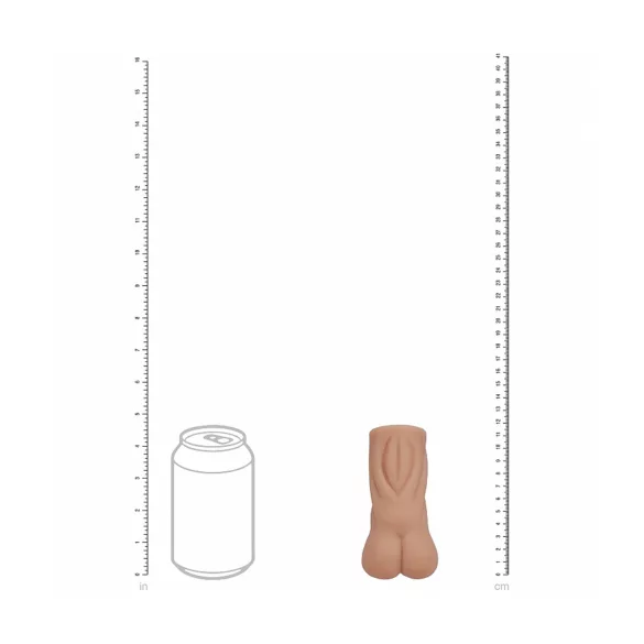XKIN Naughty Nurse Trixie - aidonnäköinen tekovagina‑masturbaattori (luonnollinen)