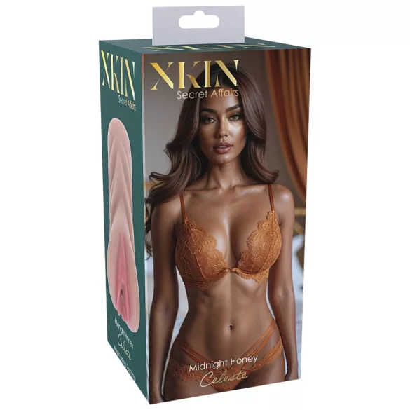 XKIN Honey Celeste - aidonnäköinen tekovagina-masturbaattori (natural)