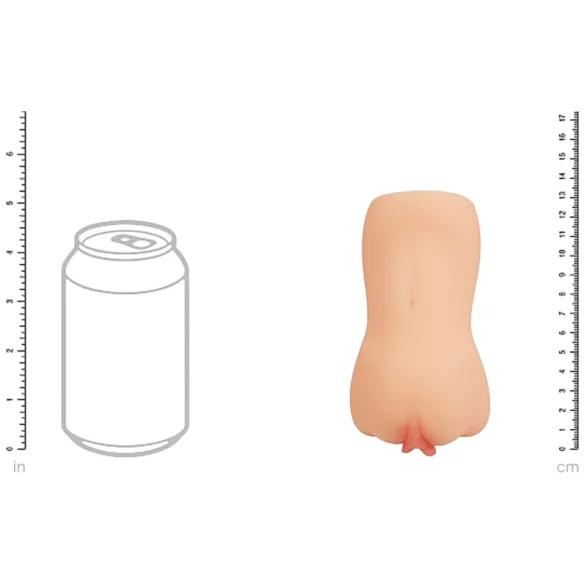 XKIN Amber Blowfiled - aidonnäköinen tekopillu‑masturbaattori (nude)