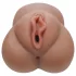 XKIN - aidon tuntuinen tekovagina - L (tumma nude)