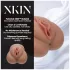 XKIN - aidon tuntuinen tekovagina - L (tumma nude)