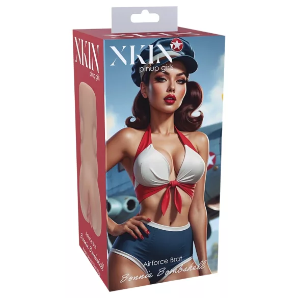 XKIN Bonnie Bombshell - aidonnäköinen tekopillu‑masturbaattori (nude)