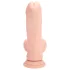 RealRock - kaksitiheyksinen realistinen vibraattori (ihonvärinen) - 18 cm