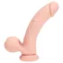 RealRock - kaksitiheyksinen realistinen vibraattori (ihonvärinen) - 18 cm