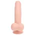 RealRock - kaksitiheyksinen realistinen vibraattori (ihonvärinen) - 18 cm
