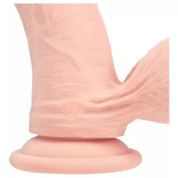 RealRock - kaksitiheyksinen realistinen vibraattori (ihonvärinen) - 18 cm